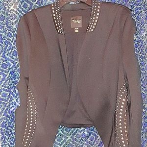 Thalia Sodi Jacket/Blazer studed, black, size extra large